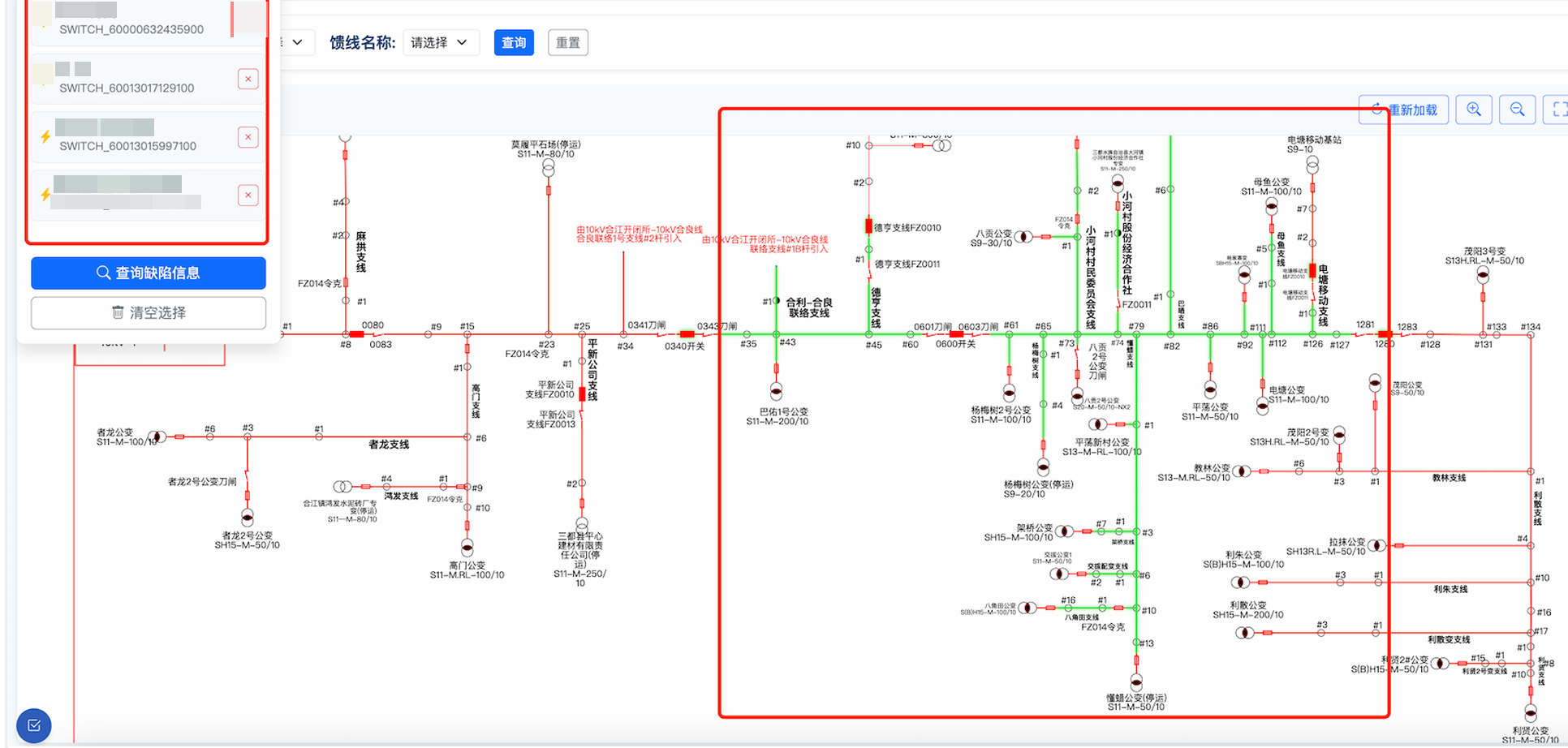 高跳馈线精准治理与决策系统